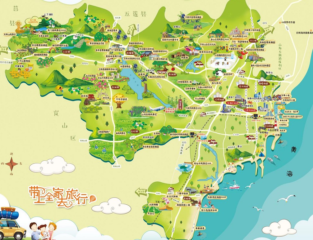 吉安景区使用手绘地图给景区能带来什么好处？