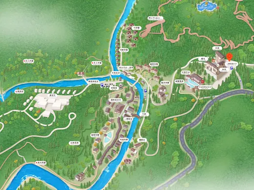 吉安结合景区手绘地图智慧导览和720全景技术，可以让景区更加“动”起来，为游客提供更加身临其境的导览体验。